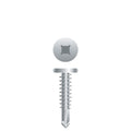 #10 Strong-Point Pancake Head 10-16 x 1, SQ/PH, 410 Stainless Steel
