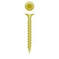 #6 Strong-Point Bugle Head 6 x 2, SQ, Coarse, Type '17', Zinc Yellow