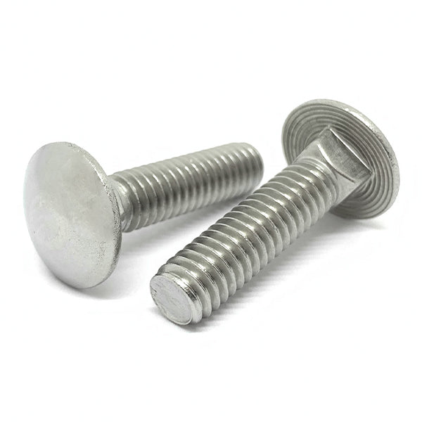 1/4-20x1-1/4" Stainless Steel 18-8 Carriage Bolts