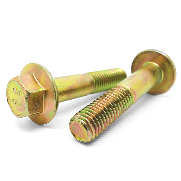 M8-1.25x90 Class 10.9 Hex Flange Bolts Zinc Yellow