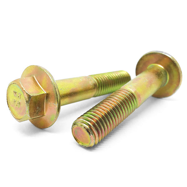 M12-1.75x45 Class 8.8 Hex Flange Bolts Zinc Yellow