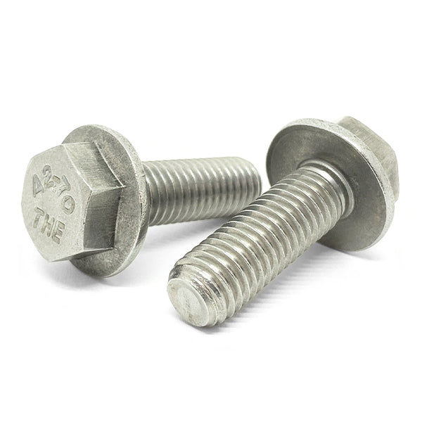 M10-1.5x20 A2-70 Stainless Steel Hex Flange Bolts