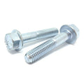 1/2-13x2" Grade 5 Hex Flange Bolts Zinc Clear