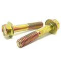 5/16-18x2-1/2" Grade 8 Hex Flange Frame Bolts Zinc Yellow