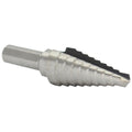#3 High Speed Steel Round Shank Step Drill Bit, (1/4" - 3/4" by 1/16")