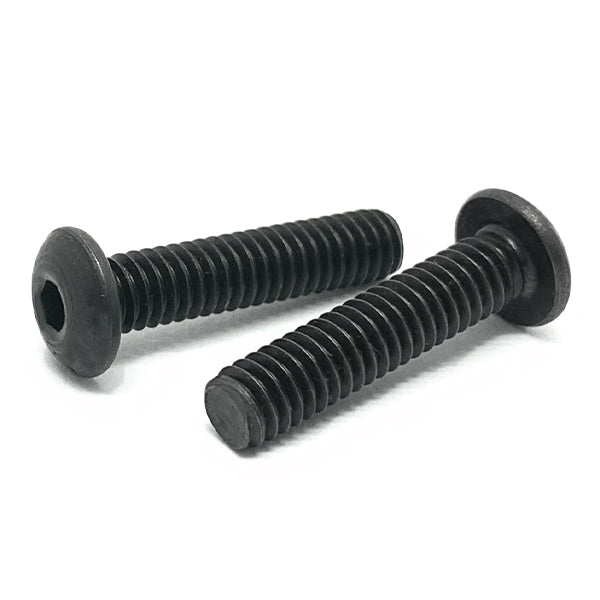 M6-1.0x45 Class 12.9 Alloy Button Socket Head Cap Screws Black Oxide