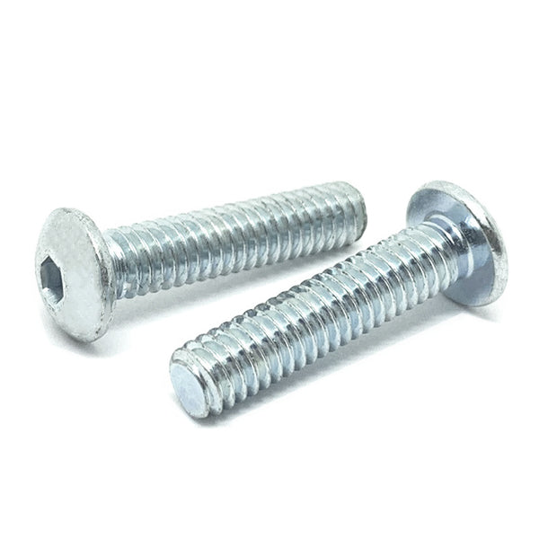 5/16-18x3/4" Alloy Button Head Socket Cap Screws Zinc Clear