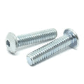M10-1.5x16 Class 12.9 Alloy Button Socket Head Cap Screws Zinc