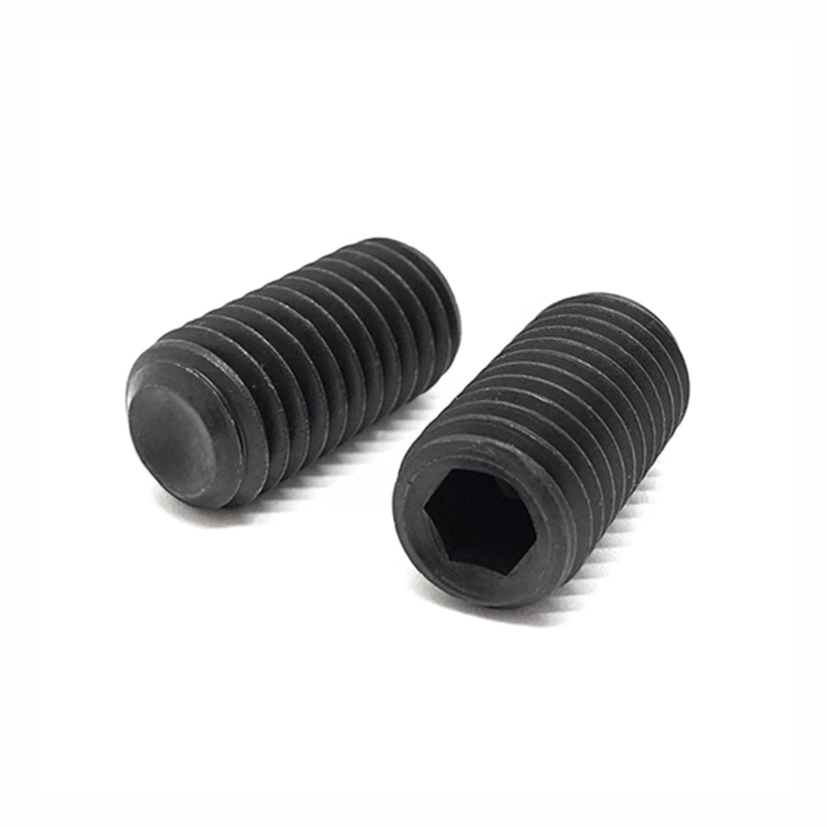 M4-0.70x16 Class 45H Flat Point Allen Socket Set Screws Black Oxide