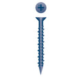 #1/4 Strong-Point Flat Head 1/4 x 1-1/4, PH, Hi-Low, Blue Ceramic Finish