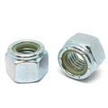 M10-1.5 Class 8 Nylon Insert Hex Nuts Zinc
