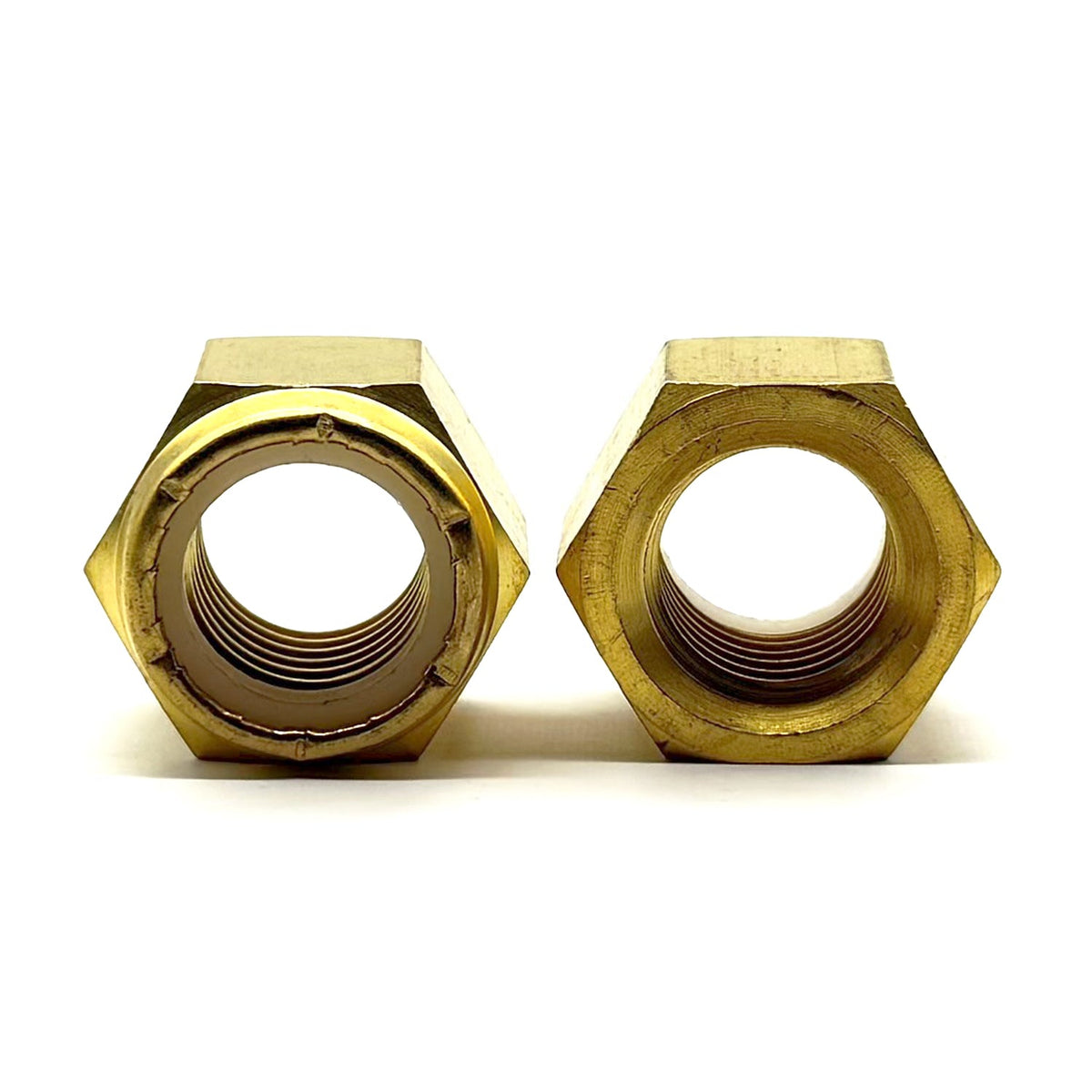 1/2"-20 Brass Nylon Insert Locknut