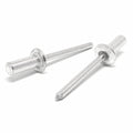 1/8" Dia 1/16" - 1/8" (42) Grip - Closed End Dome Head Blind Rivets Stainless/Stainless Steel Mandrel