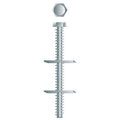 #1/4 Draw Bolt 1/4-20 x 3-1/2, Joint Fastener