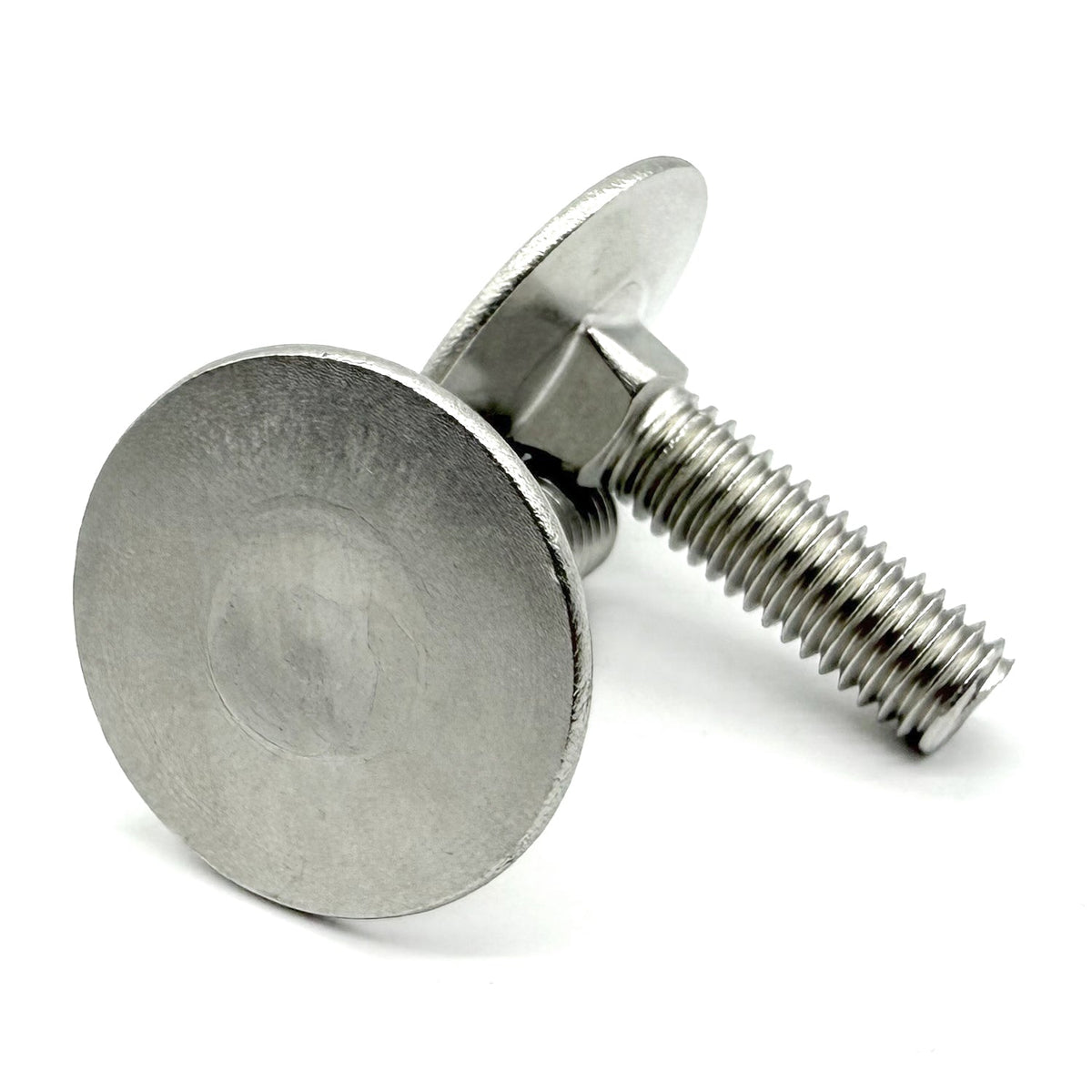 5/16"-18x1-1/2" Stainless Steel Round Head Square Neck Elevator Bolt