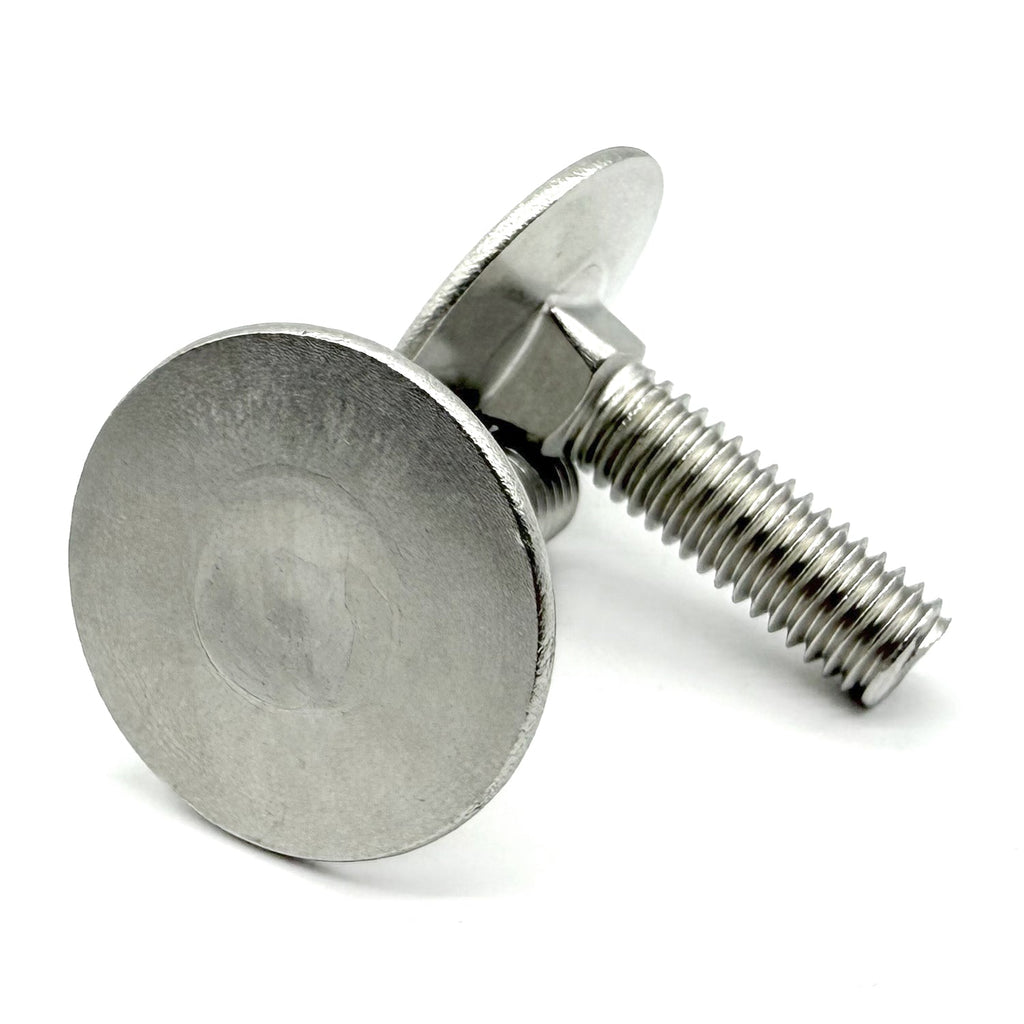 5/16"-18x1-3/4" Stainless Steel Round Head Square Neck Elevator Bolt