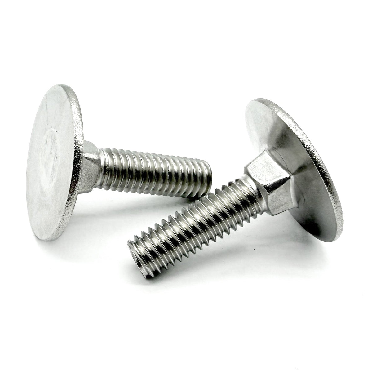 5/16"-18x2-1/2" Stainless Steel Round Head Square Neck Elevator Bolt