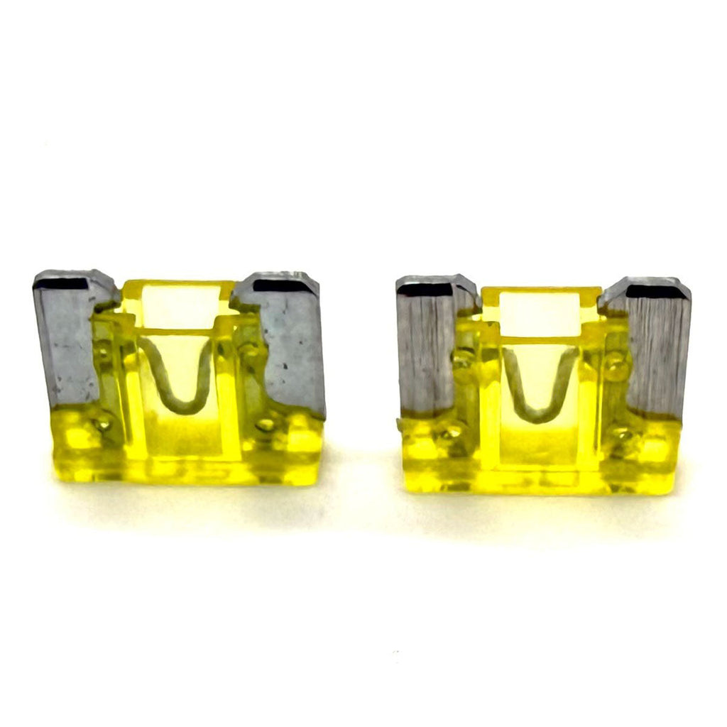 20AMP APS/ATT Low Profile Mini Blade Fuse 32V Yellow