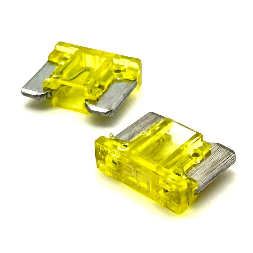 20AMP APS/ATT Low Profile Mini Blade Fuse 32V Yellow