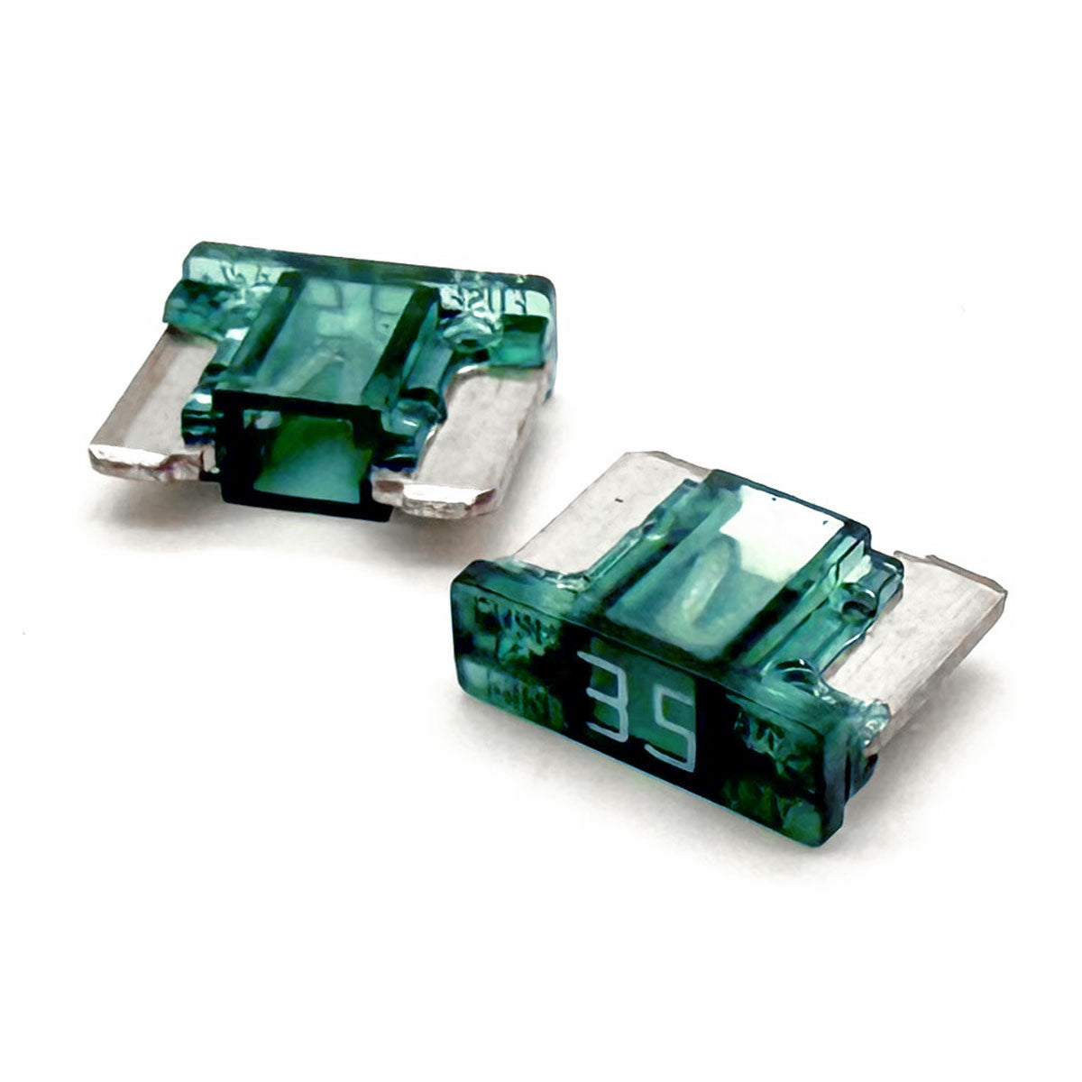 35AMP APS/ATT Low Profile Mini Blade Fuse 32V Aquablue