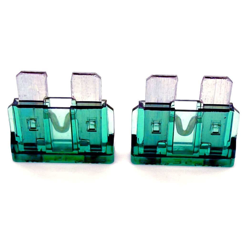 35AMP ATC/ATO Standard Blade Fuse 32V Aquablue