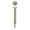 #8 Strong-Point Flat Head w/Nibs 8-18 x 1-5/8, PH, Self-Drilling, Ruspert