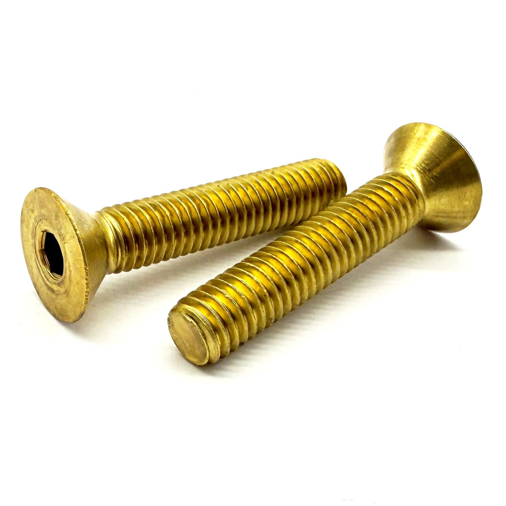 1/2"-13x1" Brass Flat Head Socket Cap Screw