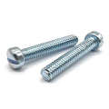 #10-24x3/8" Slotted Fillister Head Machine Screws Zinc Clear