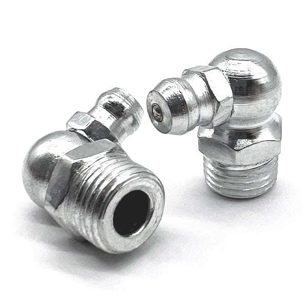 M8-1.0 Zerks Grease Fitting 45 Degree Steel Zinc
