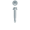 #10 Strong-Point Hex Washer Head 10-16 x 3/4, Serrations, Zinc