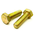 M10-1.50x16 Class 10.9 Hex Cap Screws Zinc Yellow