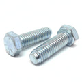 3/8-24x1-1/4" Hex Cap Screws Grade 5 Bolts Zinc Clear