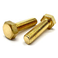 M10-1.5x40 Brass Hex Cap Screws