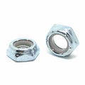 5/16"-24 Grade A Nylon Insert Hex Jam Nuts Zinc