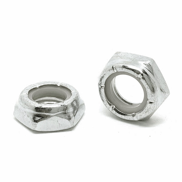 3/8"-24 18-8 Stainless Steel Nylon Insert Hex Jam Nuts