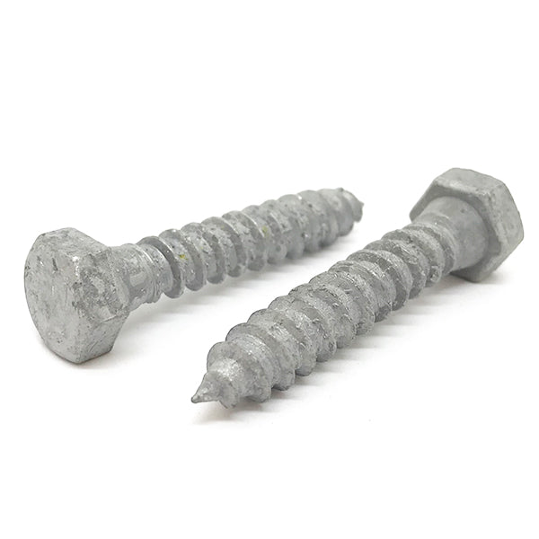 1/4-10x1-1/2" 316 Stainless Steel Hex Lag Screws
