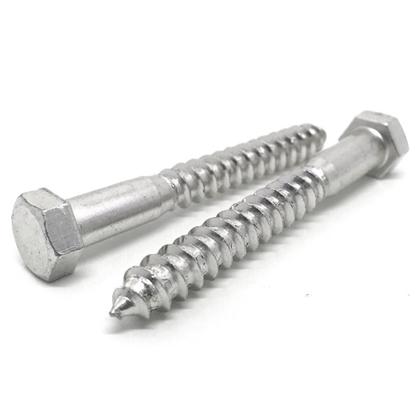 5/16-9x4" Hex Lag Screws A307 Grade A Galvanized
