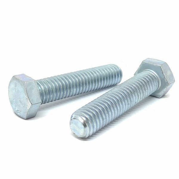 5/16-18x5-1/2" Hex Tap Bolts Grade 5 Full Thread Zinc
