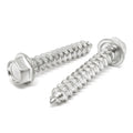 #12-11x2" 18-8 Stainless Steel Hex Washer Head Type A Self Tapping Screws