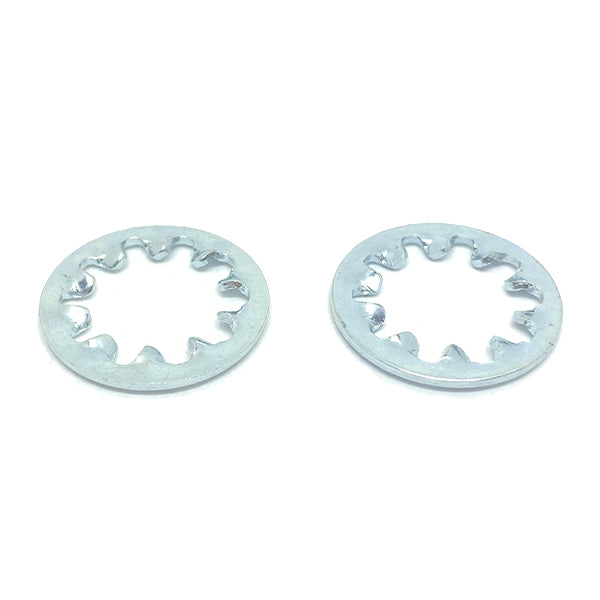 M20 Class 10 Internal Tooth Lock Washers Zinc Clear