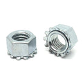 1/4"-20 Steel K Lock Nuts Zinc Clear