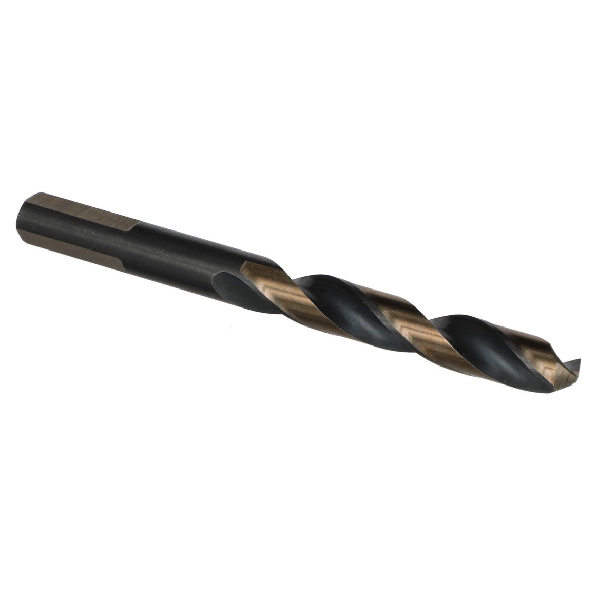 21/64" HSS Black & Gold Split Point Drill Bit with 3-Flat Shank, Contractor Series