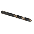 15/32" HSS Black & Gold Split Point Drill Bit with 3-Flat Shank, Contractor Series