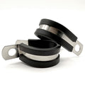 1-1/4" Stainless Steel Rubber Insulated Medium Duty Cable Clamp