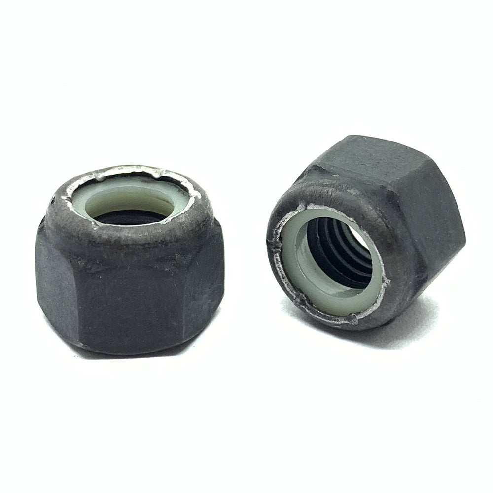 5/16"-18 Grade 8 Hex Nylon Insert Lock Nuts Phos & Oil