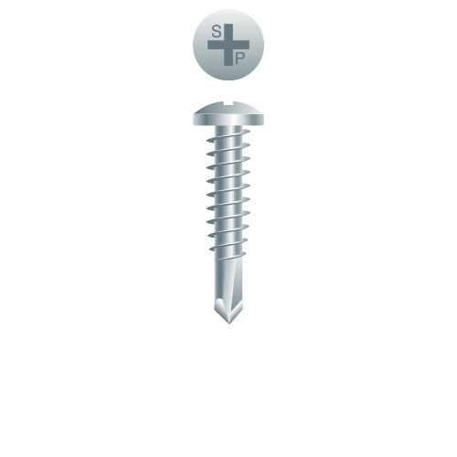 #6 Strong-Point Pan Head 6-20 x 3/4, PH, Zinc