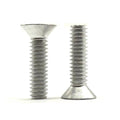 1/4"-20x3/4" Aluminum Phillips Flat Head Machine Screw