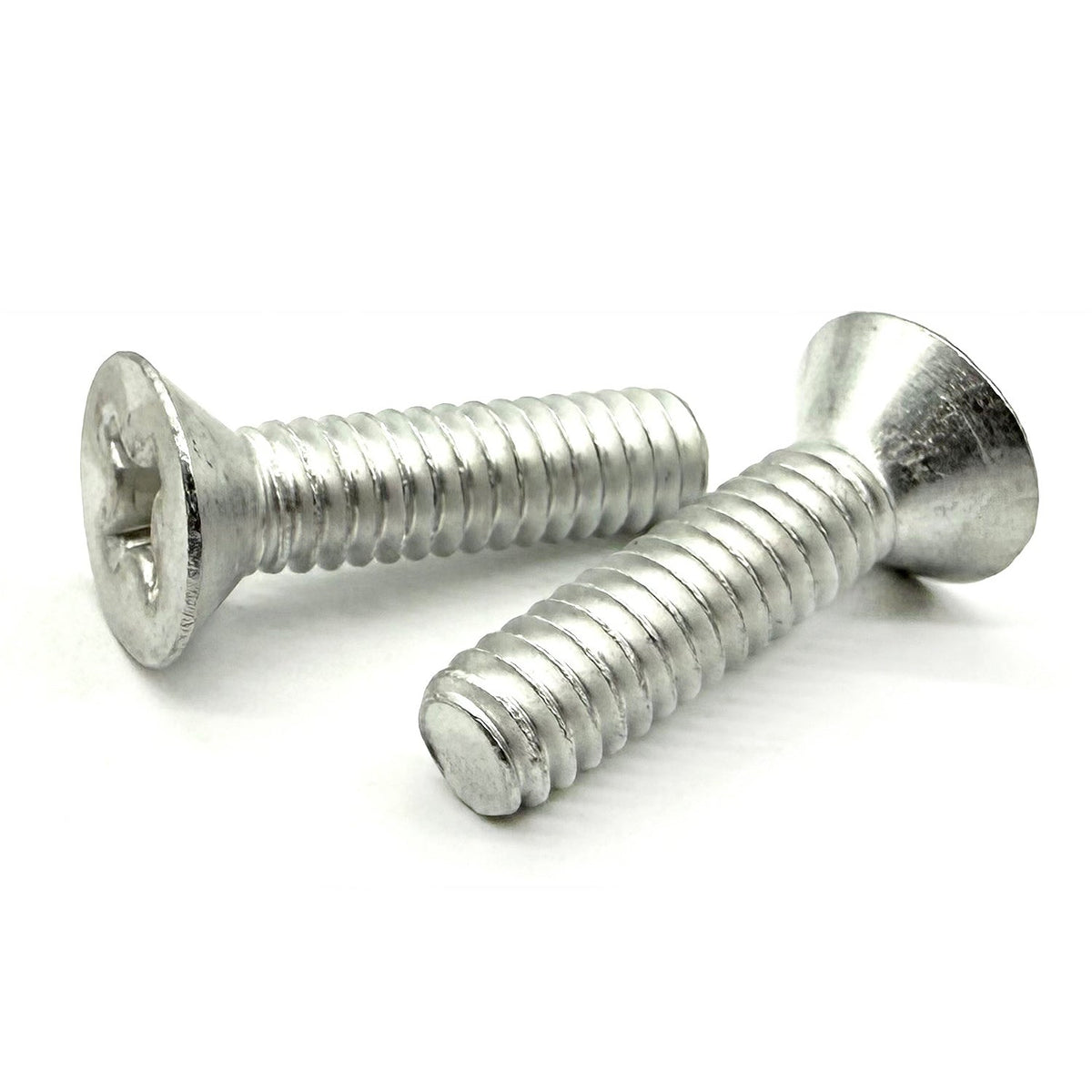 #8-32x3/8" Aluminum Phillips Flat Head Machine Screw