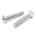 5/16-18x2-1/4" Stainless Steel Phillips Flat Head Machine Screws Steel