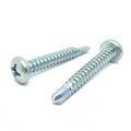 #8x3/4" Phillips Pan Head #2 Point Self Drilling Sheet Metal Screws Zinc